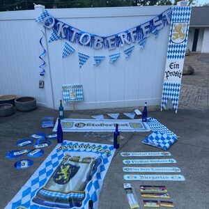 Oktoberfest party decorations, over 30 pcs